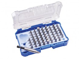 Faithfull 61 Piece Chrome Vanadium Security Screwdriver Bit Set £8.99